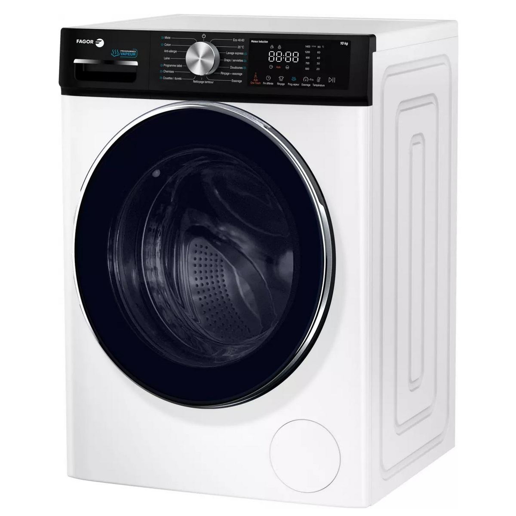 Voir la diapositive 6 : Fagor Lave-linge frontal 10kg 1400 tours/min - flf1014aitw