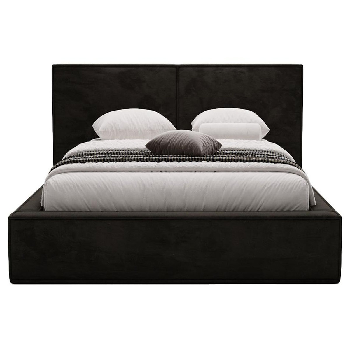 BEST MOBILIER Eros - lit coffre - 180x200 cm - sommier inclus - en velours