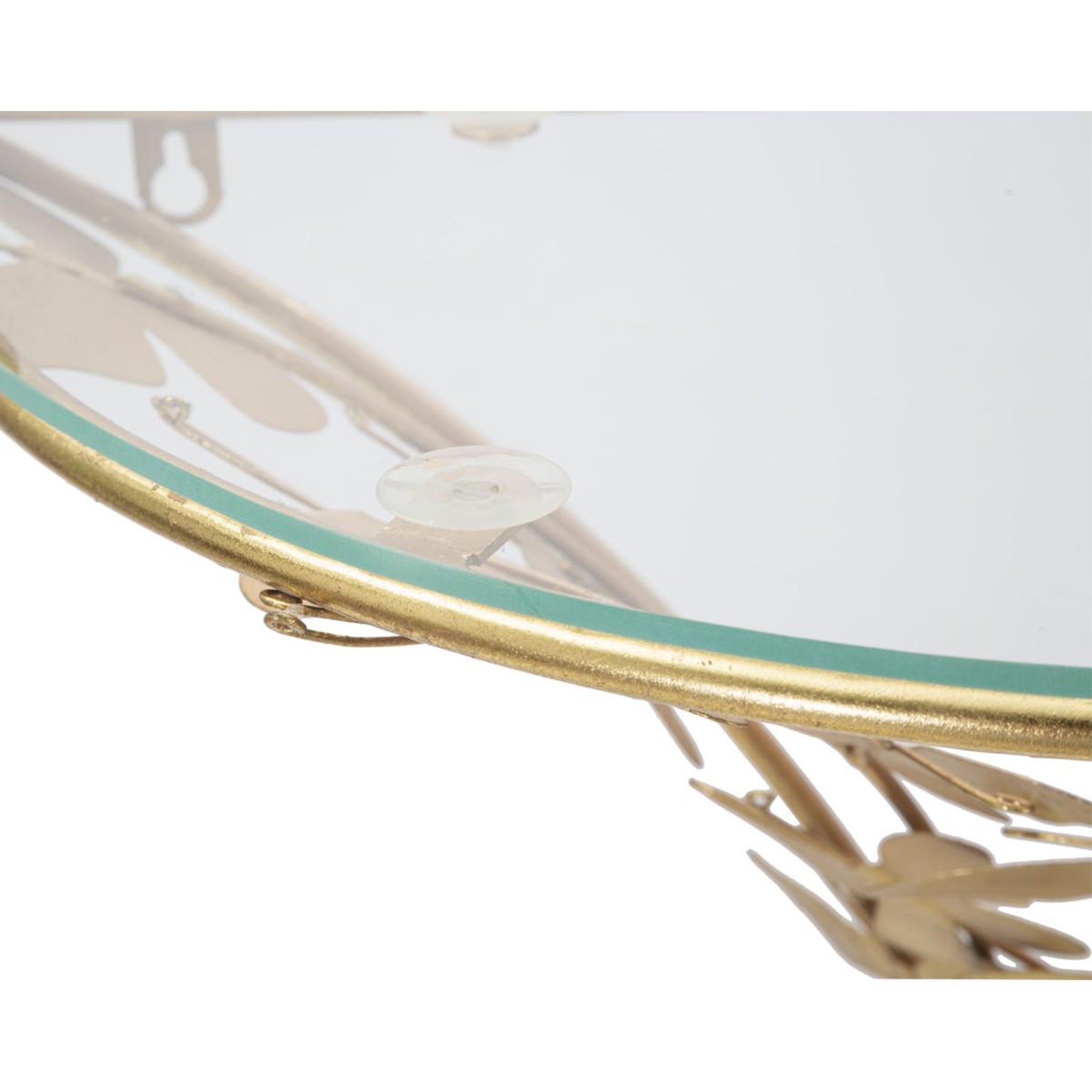 Voir la diapositive 2 : Paris Prix Table de chevet murale  butterfly  44cm or