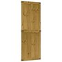 Voir la diapositive 5 : VIDAXL Porte de grange CORONA 80x210 cm bois massif de pin