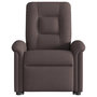 Voir la diapositive 5 : VIDAXL Fauteuil inclinable de massage electrique Marron fonce Tissu