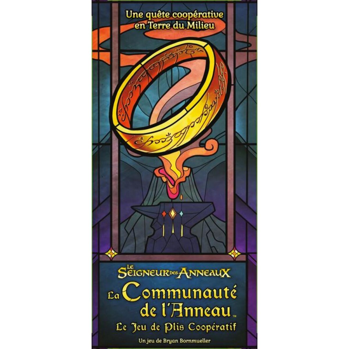 Asmodee Jeu de stratégie Asmodee La Communauté de l'Anneau Jeu de Plis Coopératif