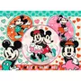 RAVENSBURGER Puzzle 150 pièces XXL : Disney Mickey Mouse : Mickey et Minnie amoureux