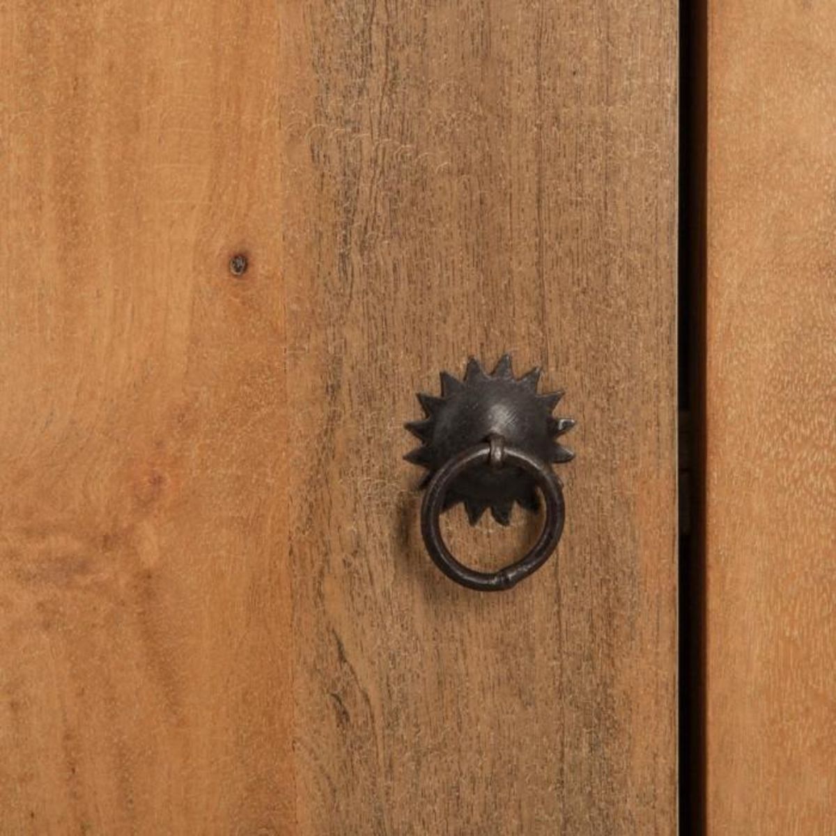 ATMOSPHERA Buffet 3 portes en bois de Manguier Ajmal - Marron