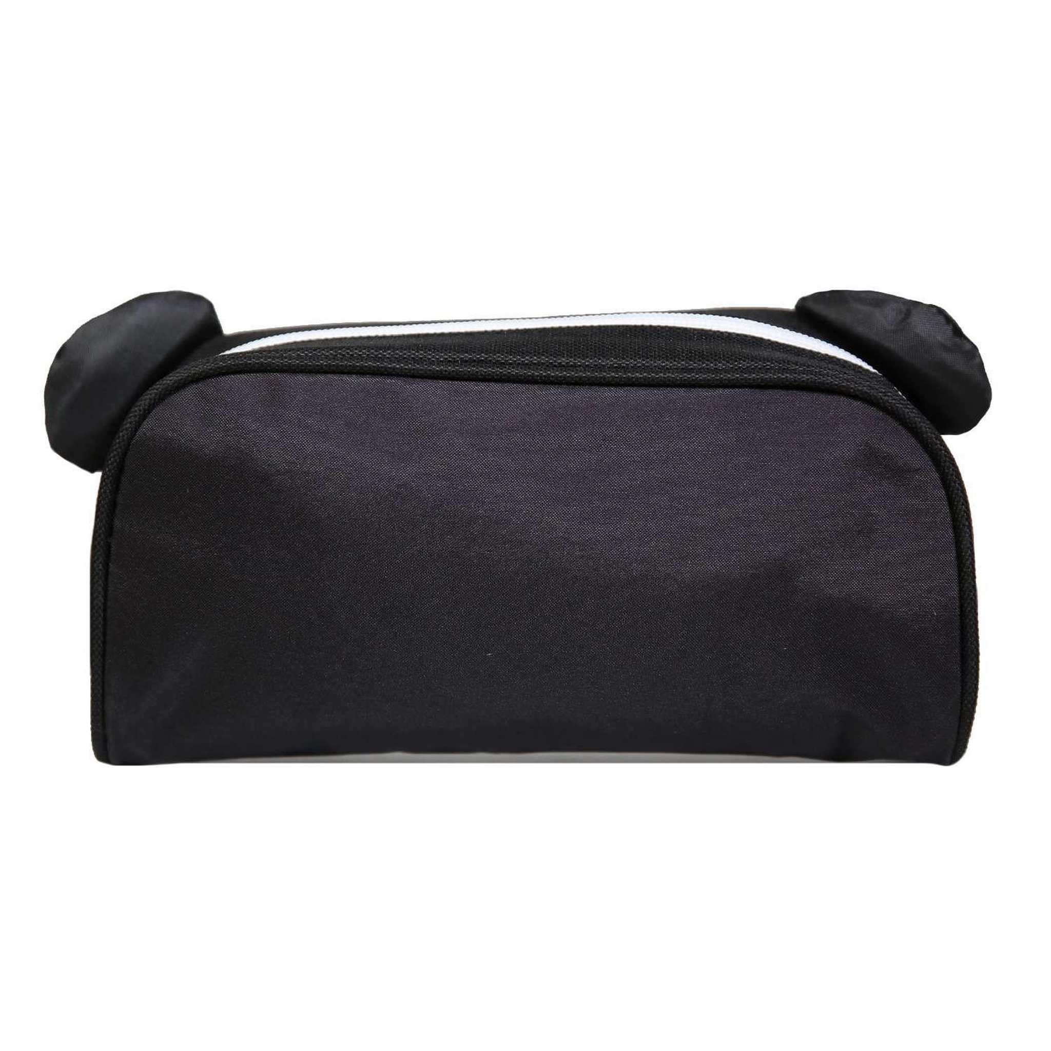 Voir la diapositive 4 : Bagtrotter BAGTROTTER Trousse scolaire rectangulaire Kids Noire Panda