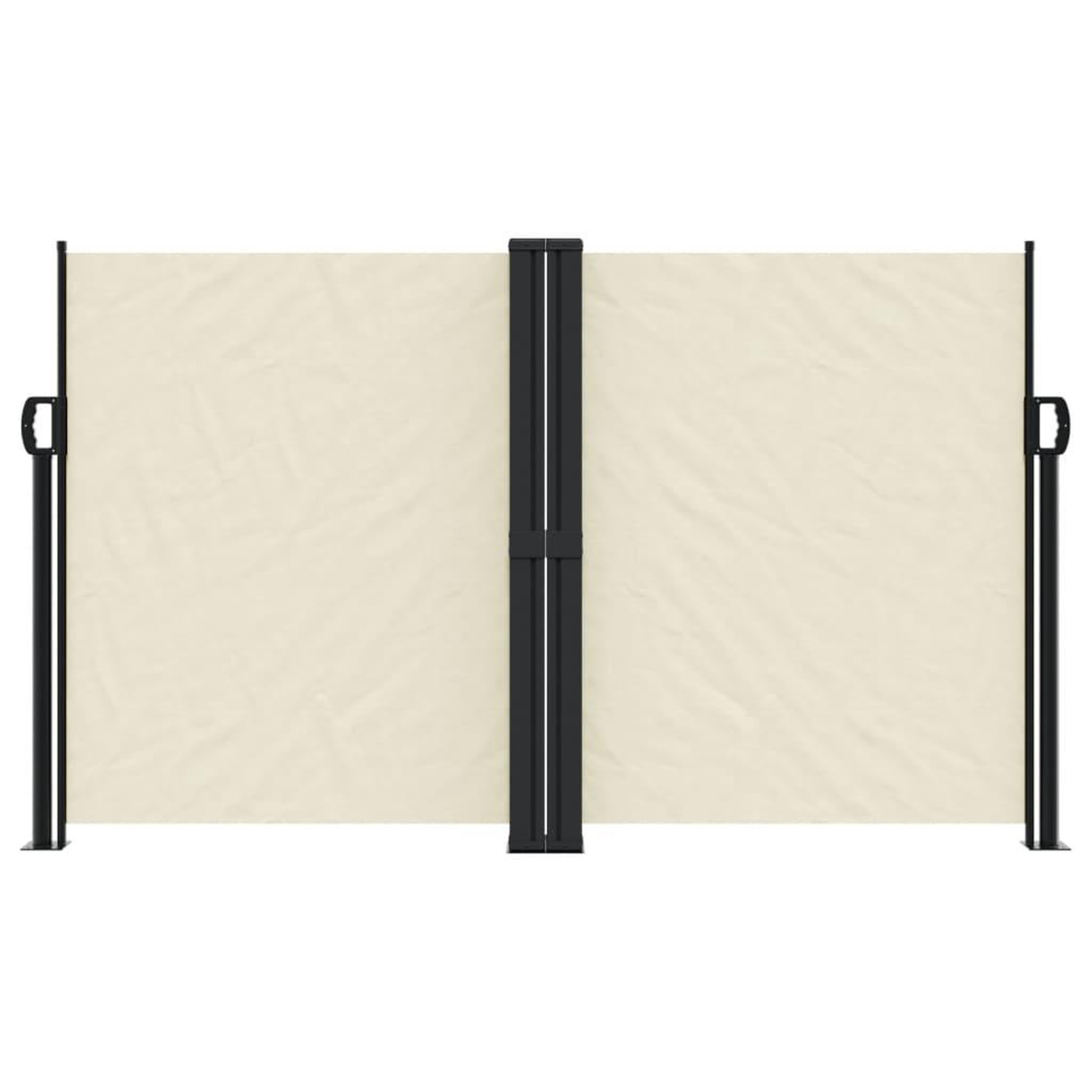 Voir la diapositive 3 : VIDAXL Auvent lateral retractable creme 140x1000 cm