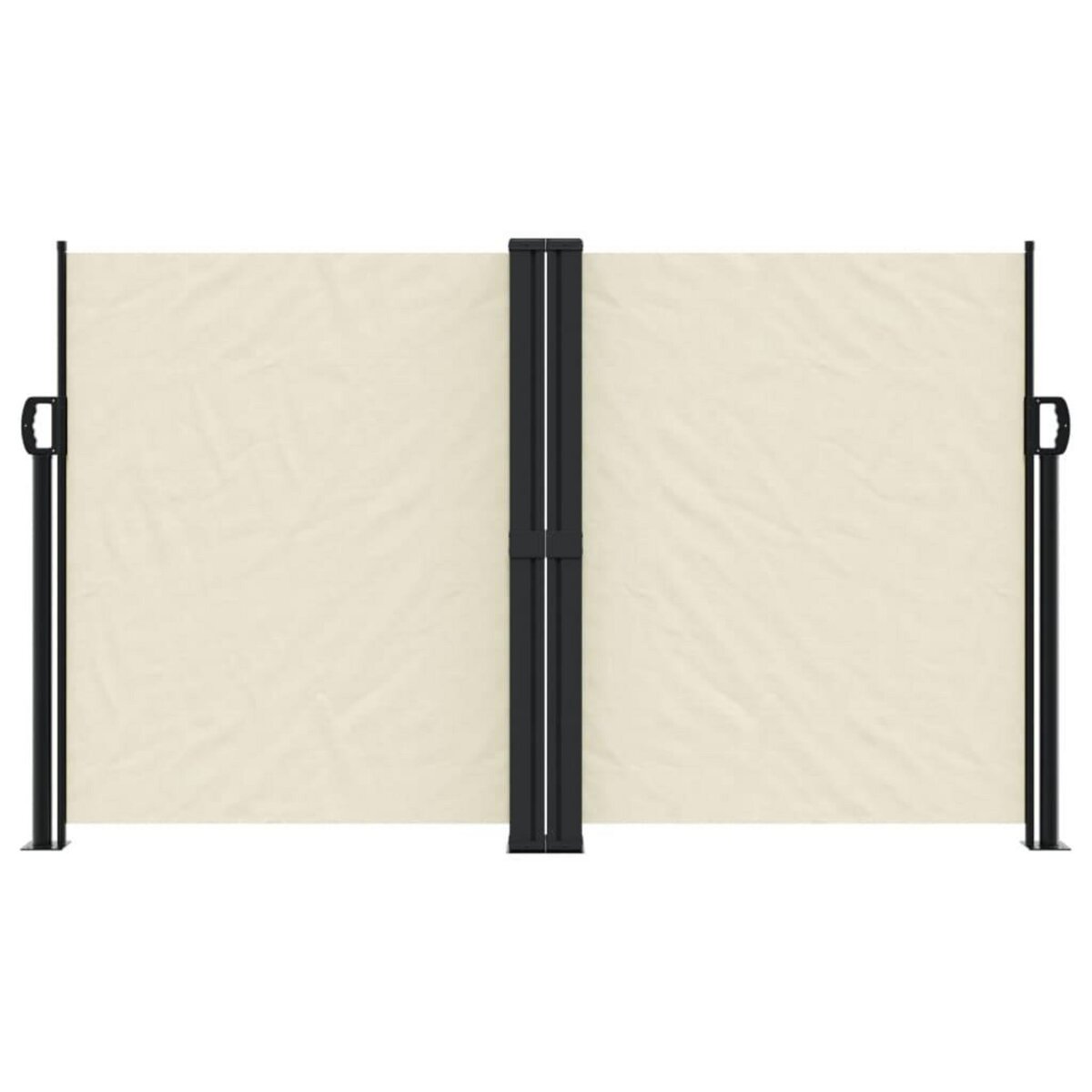 VIDAXL Auvent lateral retractable creme 140x1000 cm