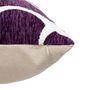 Voir la diapositive 3 : ATMOSPHERA Housse de Coussin Chenille  Jeni  30x50cm Violet