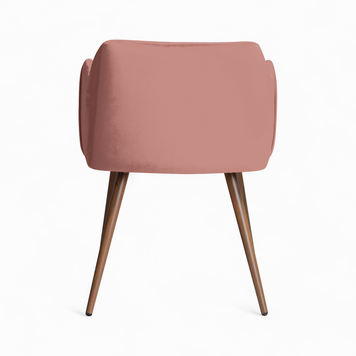 Rendez vous déco Pack 4 chaises en velours jaune et vert - Daisy