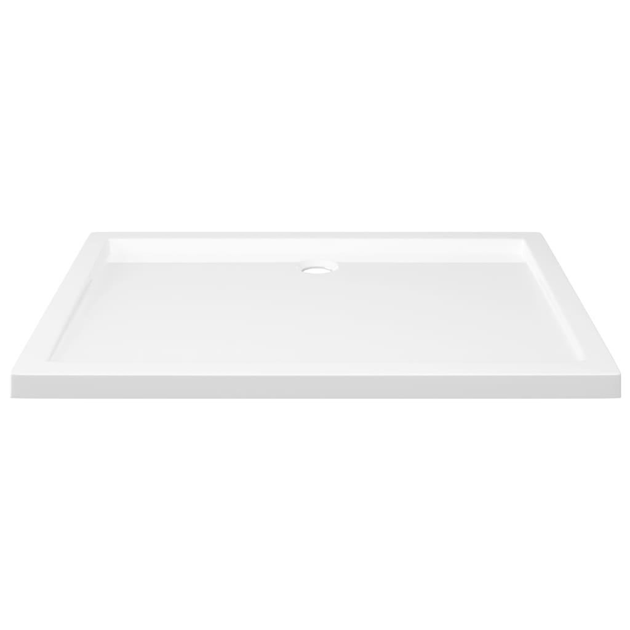 Voir la diapositive 3 : VIDAXL Receveur de douche rectangulaire ABS Blanc 80x110 cm