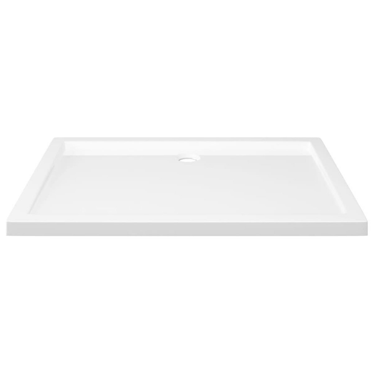 VIDAXL Receveur de douche rectangulaire ABS Blanc 80x110 cm