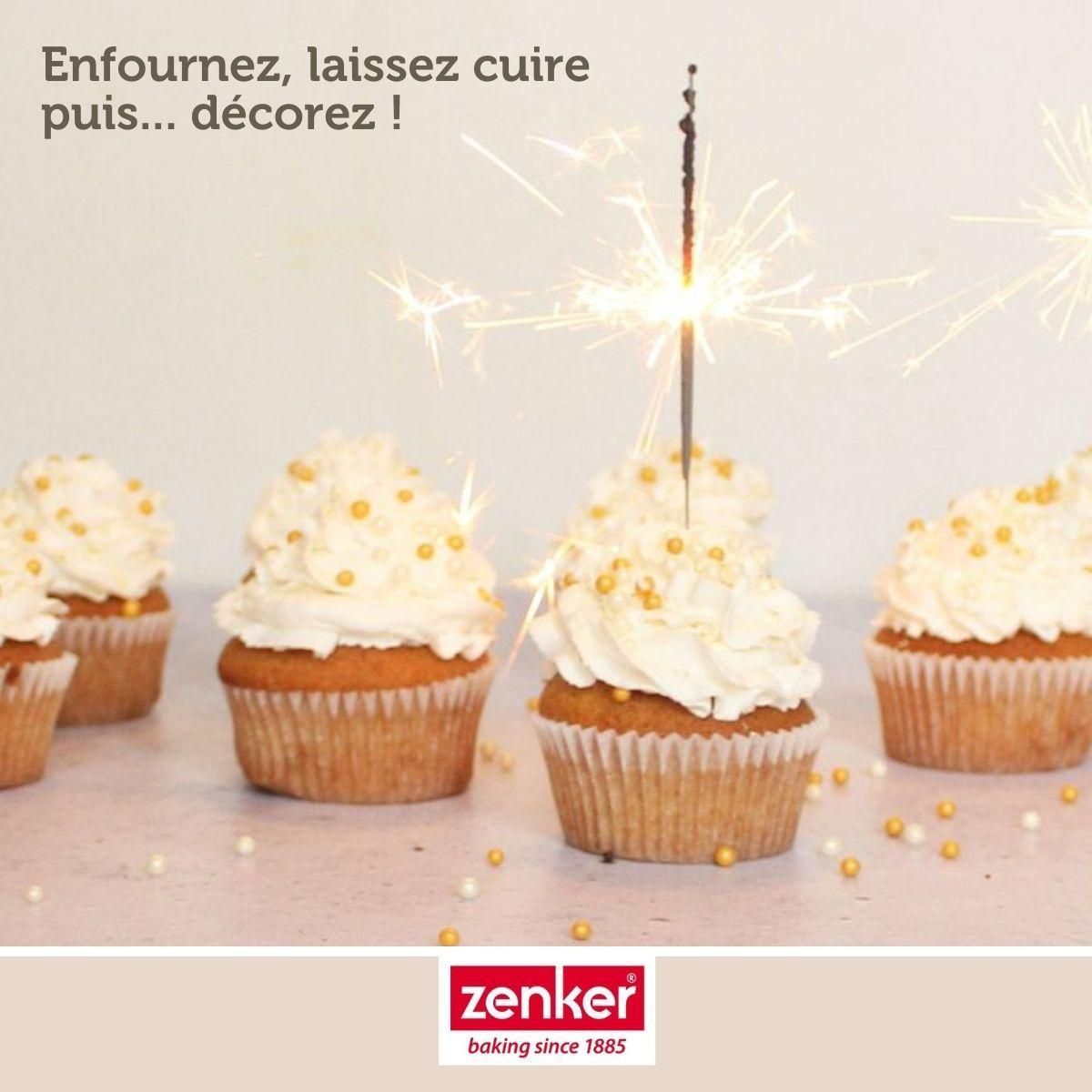 ZENKER Lot de 100 moules à muffin en papier 7 cm Zenker Smart Pastry