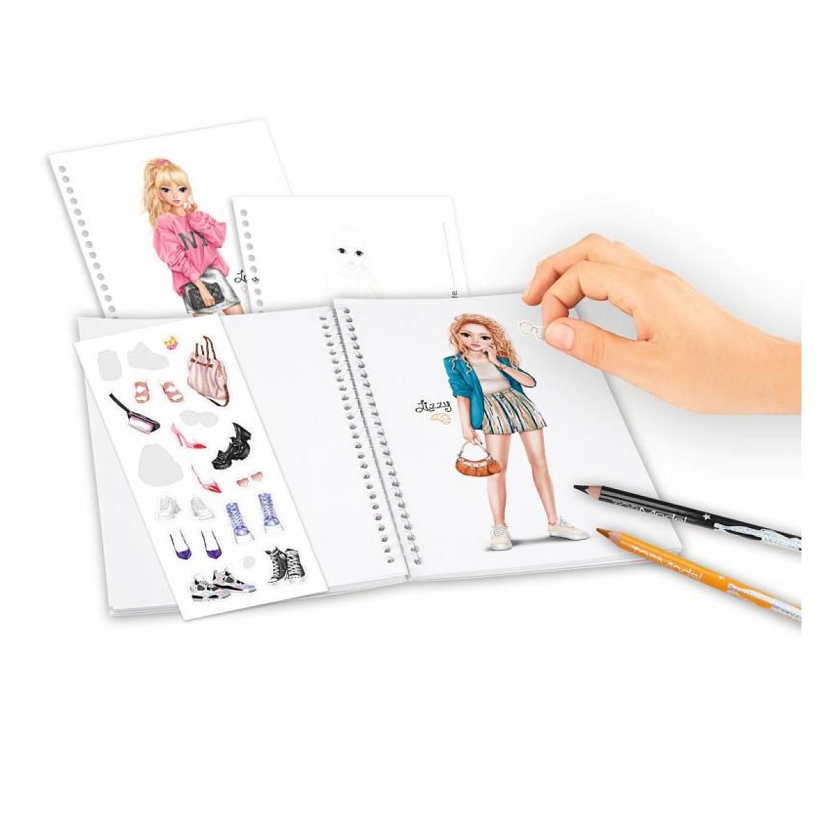 TOP MODEL TOPModel Album à colorier de poche