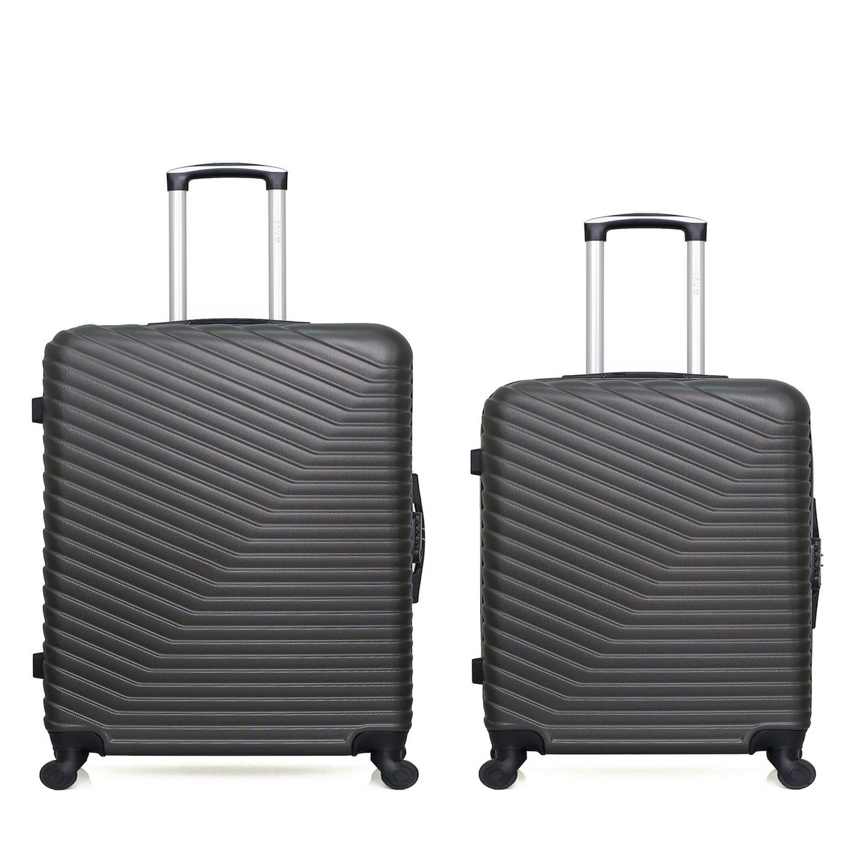 WAVE PARIS WAVE PARIS - Lot de 2 - Valise grand format et valise weekend LENA