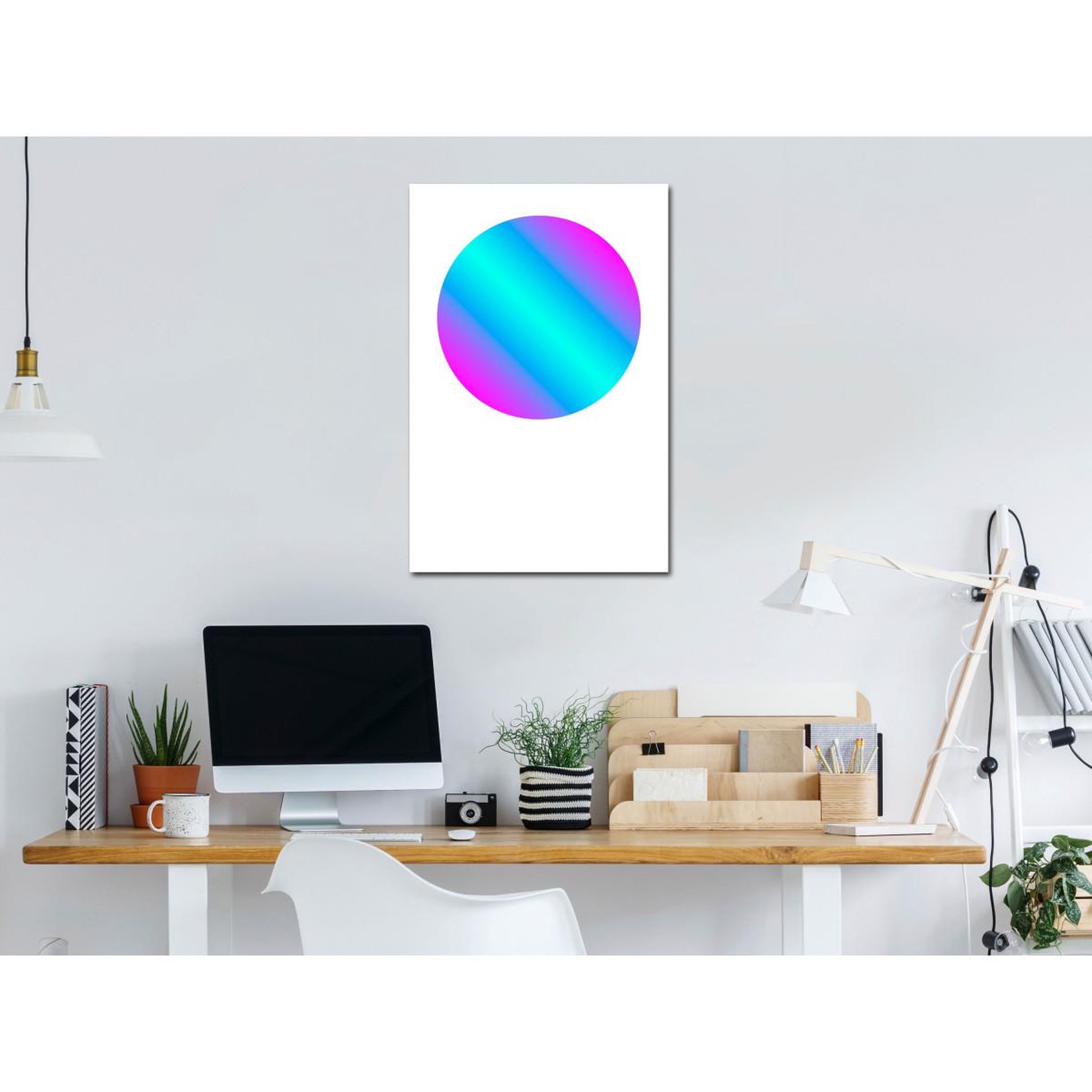 Voir la diapositive 2 : Paris Prix Tableau Imprimé  Circle Gradient