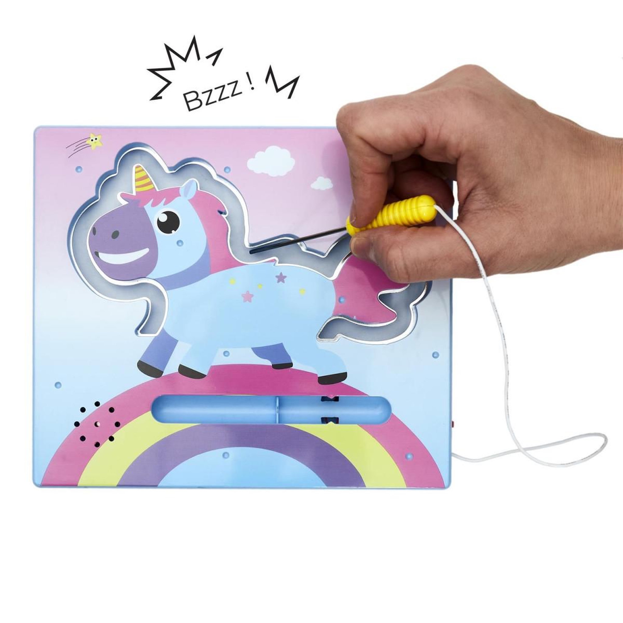 Voir la diapositive 2 : Jeux 2 momes Jeu d'Adresse Enfant  Fil Licorne  22cm Bleu & Rose