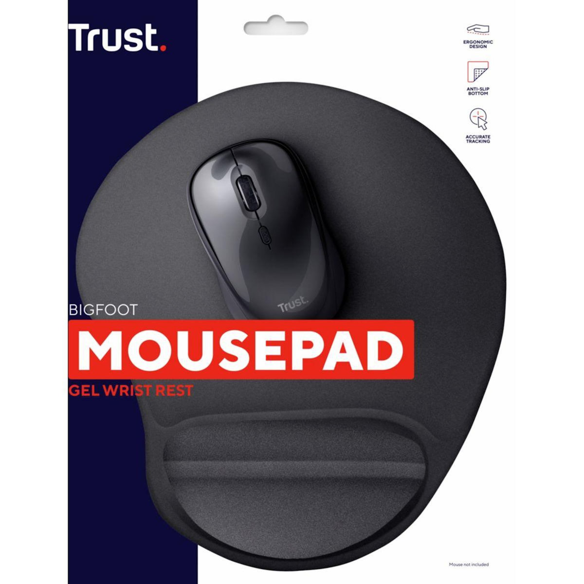 Trust Repose-poignet BIGFOOT noir