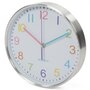 Perel Perel Horloge murale 25 cm Blanc et argente