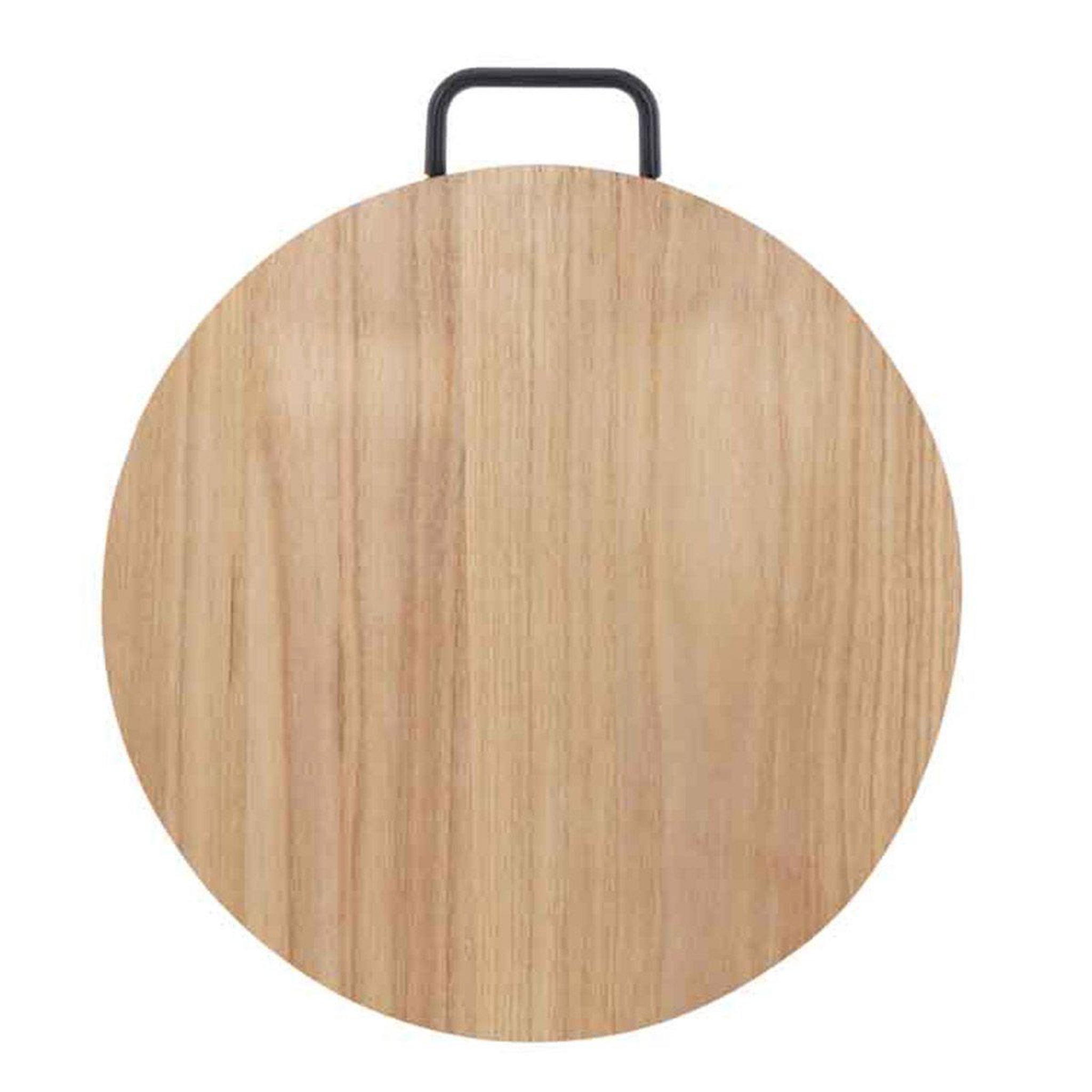 Voir la diapositive 2 : J-LINE Planche à Découper  Anse Bois  33cm Naturel