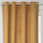 Voir la diapositive 1 : ATMOSPHERA Rideau de salon occultant 8 œillets modèle Otto - 140 x 260 cm - Ocre