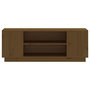Voir la diapositive 5 : VIDAXL Meuble TV Marron miel 110x35x40,5 cm Bois de pin massif