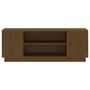 Voir la diapositive 5 : VIDAXL Meuble TV Marron miel 110x35x40,5 cm Bois de pin massif