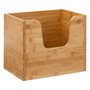 Voir la diapositive 1 : FIVE Panier de Rangement Empilable  Bambou  31cm Naturel