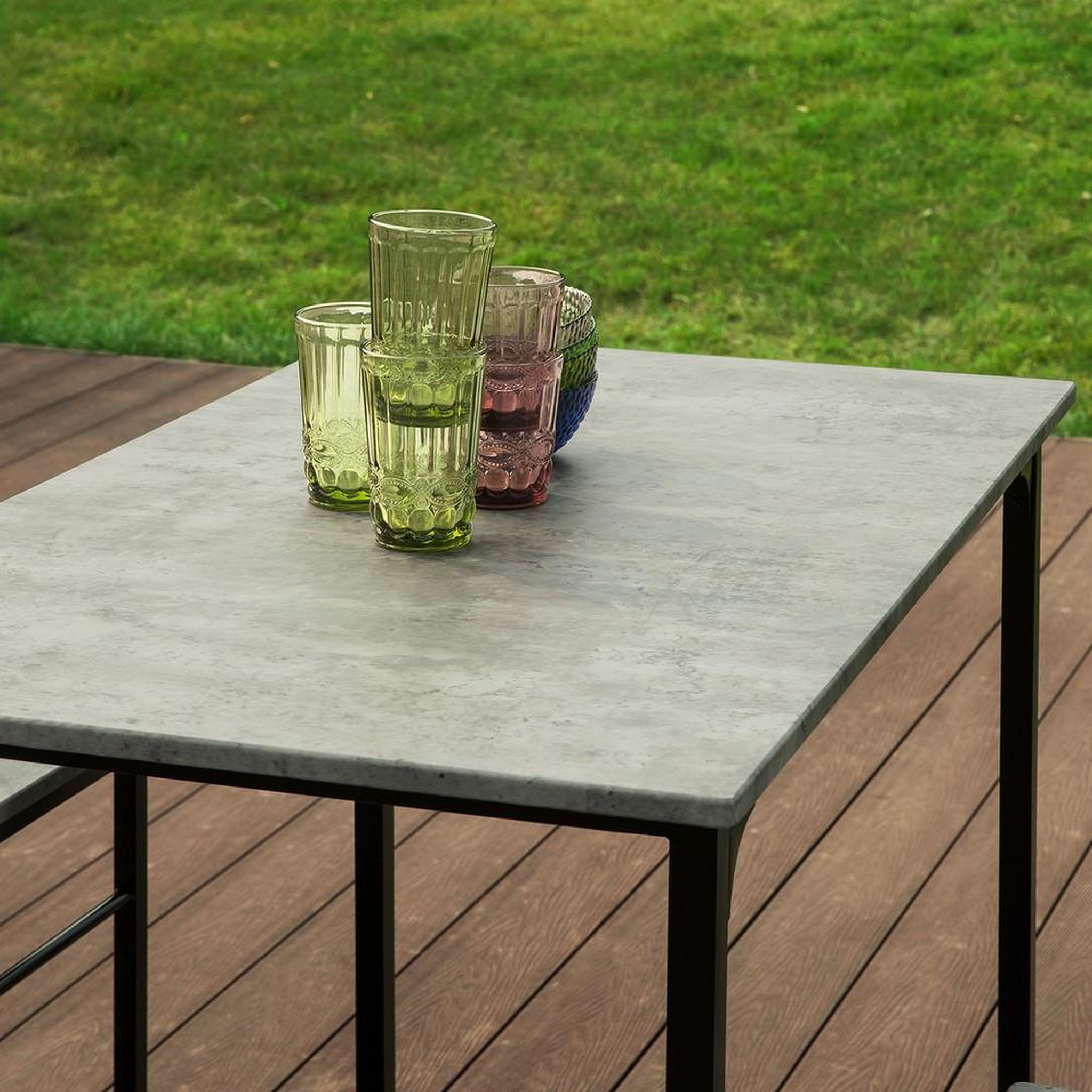 Voir la diapositive 5 : SOBUY SoBuy - Ensemble Table Et 4 Tabourets - Industriel - OGT11