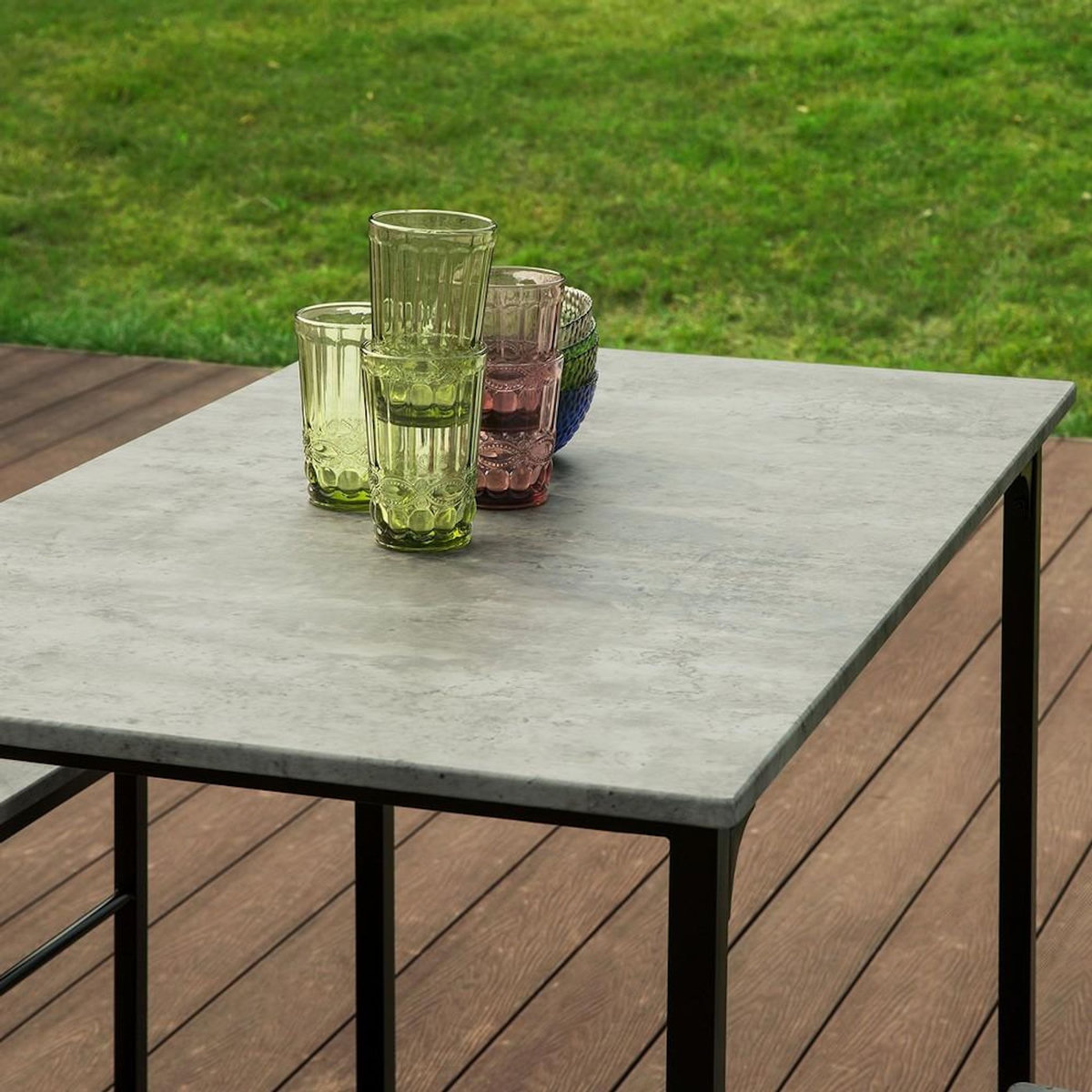 SOBUY SoBuy - Ensemble Table Et 4 Tabourets - Industriel - OGT11