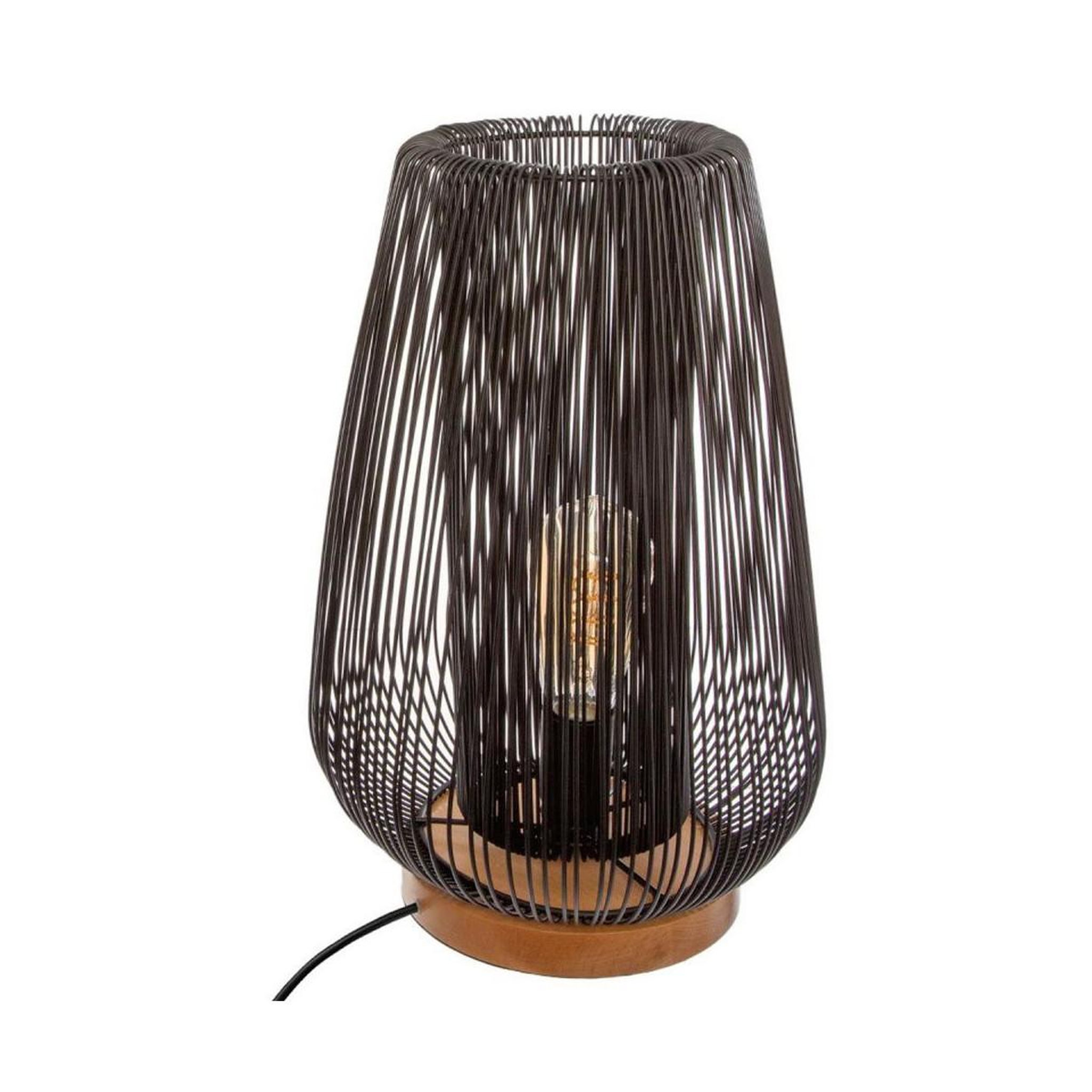 ATMOSPHERA Lampe à poser design en métal  noda  40cm noir