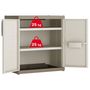 Voir la diapositive 2 : Keter Keter Armoire de rangement basse Excellence XL Beige et taupe 93 cm