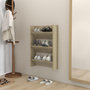 Voir la diapositive 1 : VIDAXL Armoire a chaussures murale Chene Sonoma 60x18x90 cm Agglomere