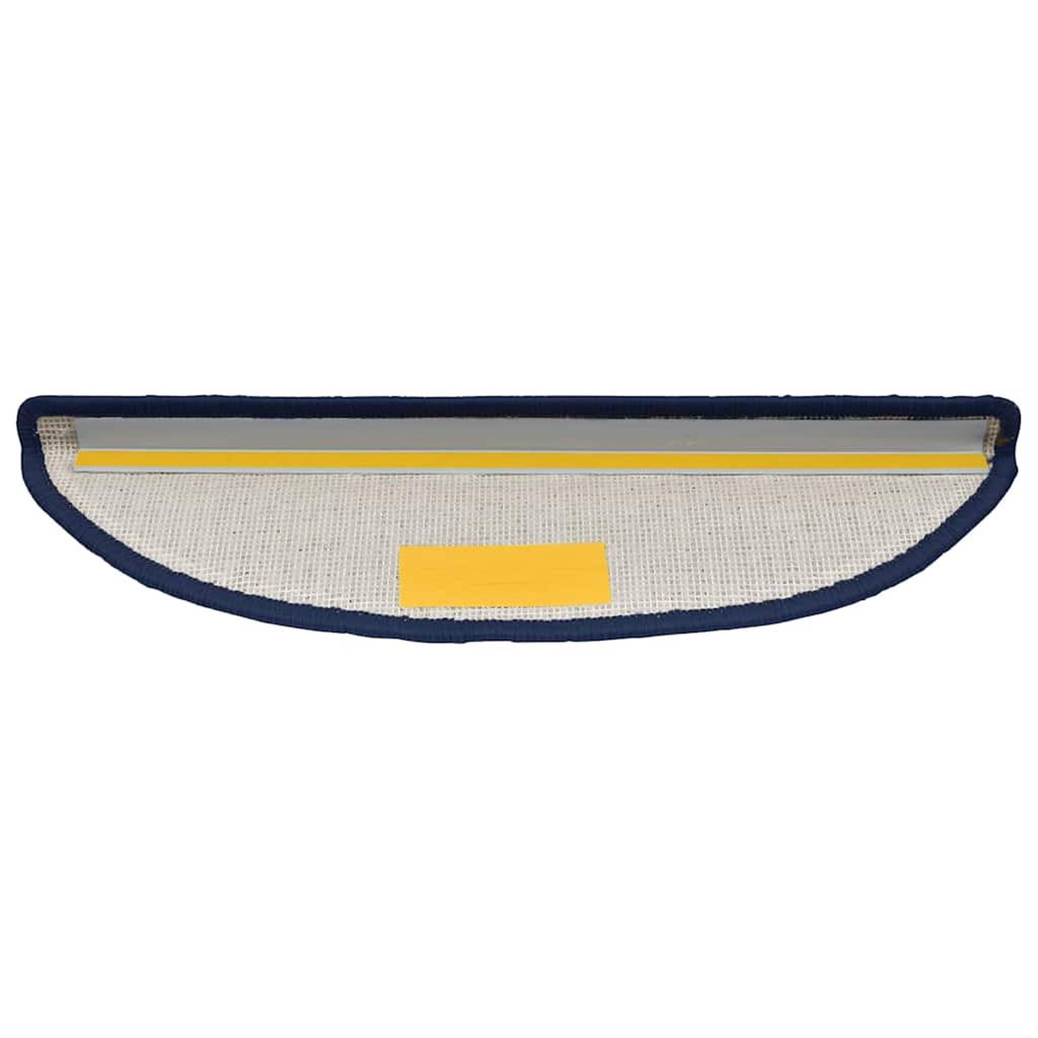 Voir la diapositive 4 : VIDAXL Tapis d'escalier 30 pcs bleu 56x17x3 cm