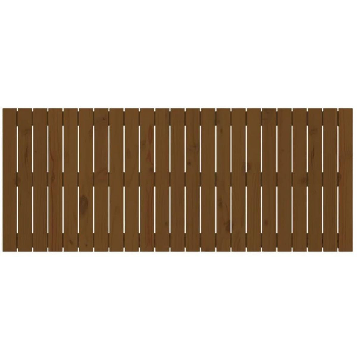 VIDAXL Tete de lit murale Marron miel 147x3x60 cm Bois massif de pin