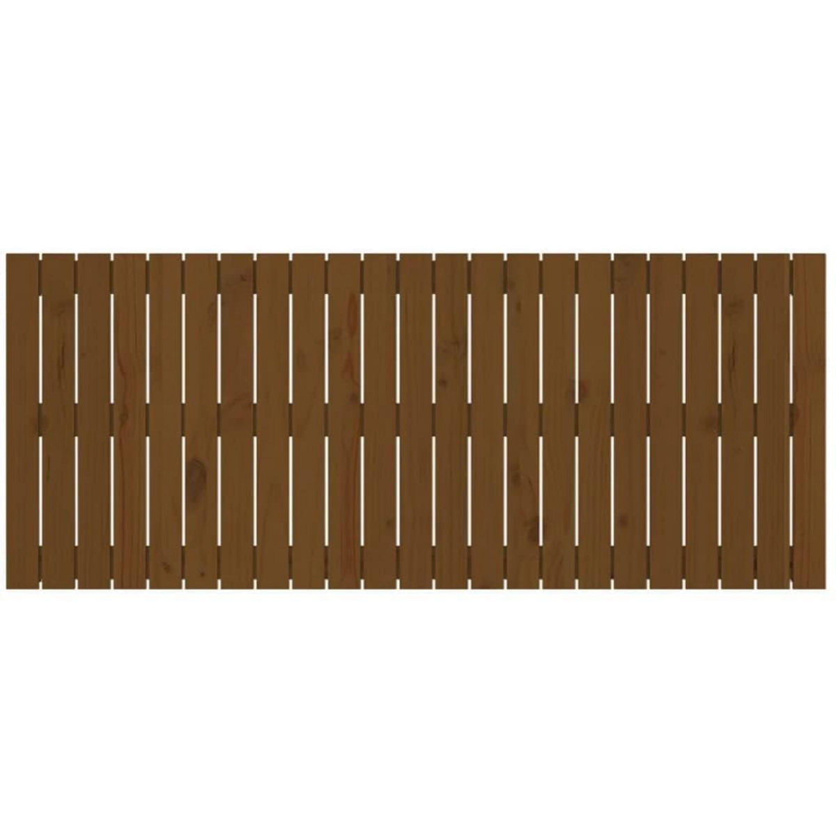 VIDAXL Tete de lit murale Marron miel 147x3x60 cm Bois massif de pin