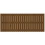 Voir la diapositive 4 : VIDAXL Tete de lit murale Marron miel 147x3x60 cm Bois massif de pin