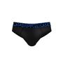 Voir la diapositive 5 : UMBRO Lot de 3 slips homme en coton ceinture bleue Diamon