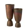 Voir la diapositive 2 : Paris Prix Vase Déco Design  Thor  49cm Bronze