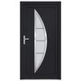 Voir la diapositive 3 : VIDAXL Porte d'entree anthracite 108x200 cm PVC