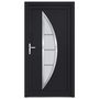 Voir la diapositive 3 : VIDAXL Porte d'entree anthracite 108x200 cm PVC