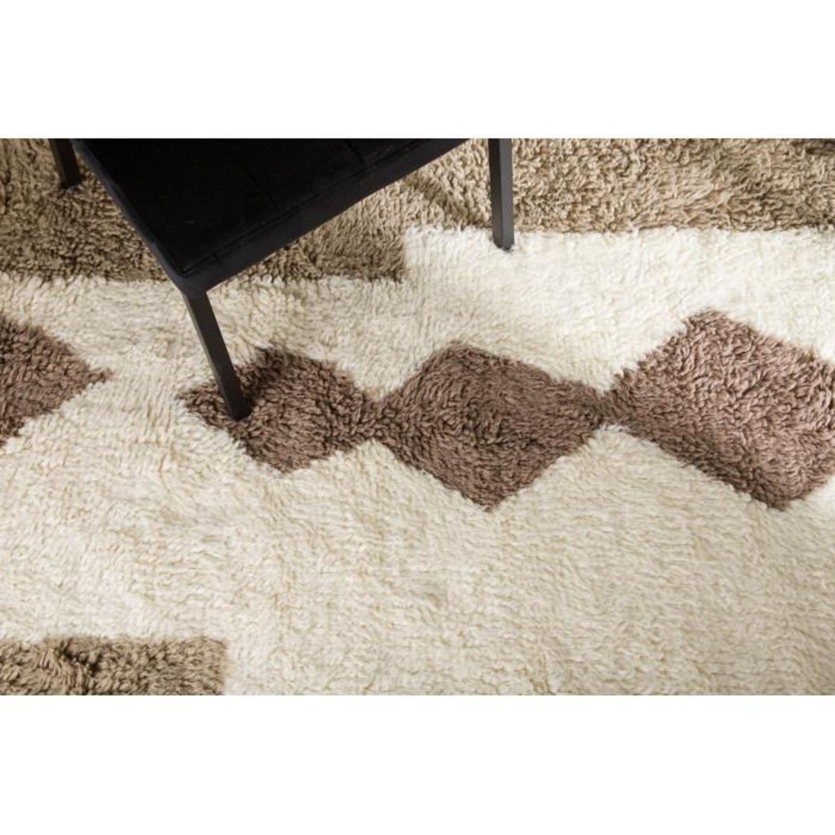 Paris Prix Tapis Déco en Laine  Nestor  202x300cm Multicolore