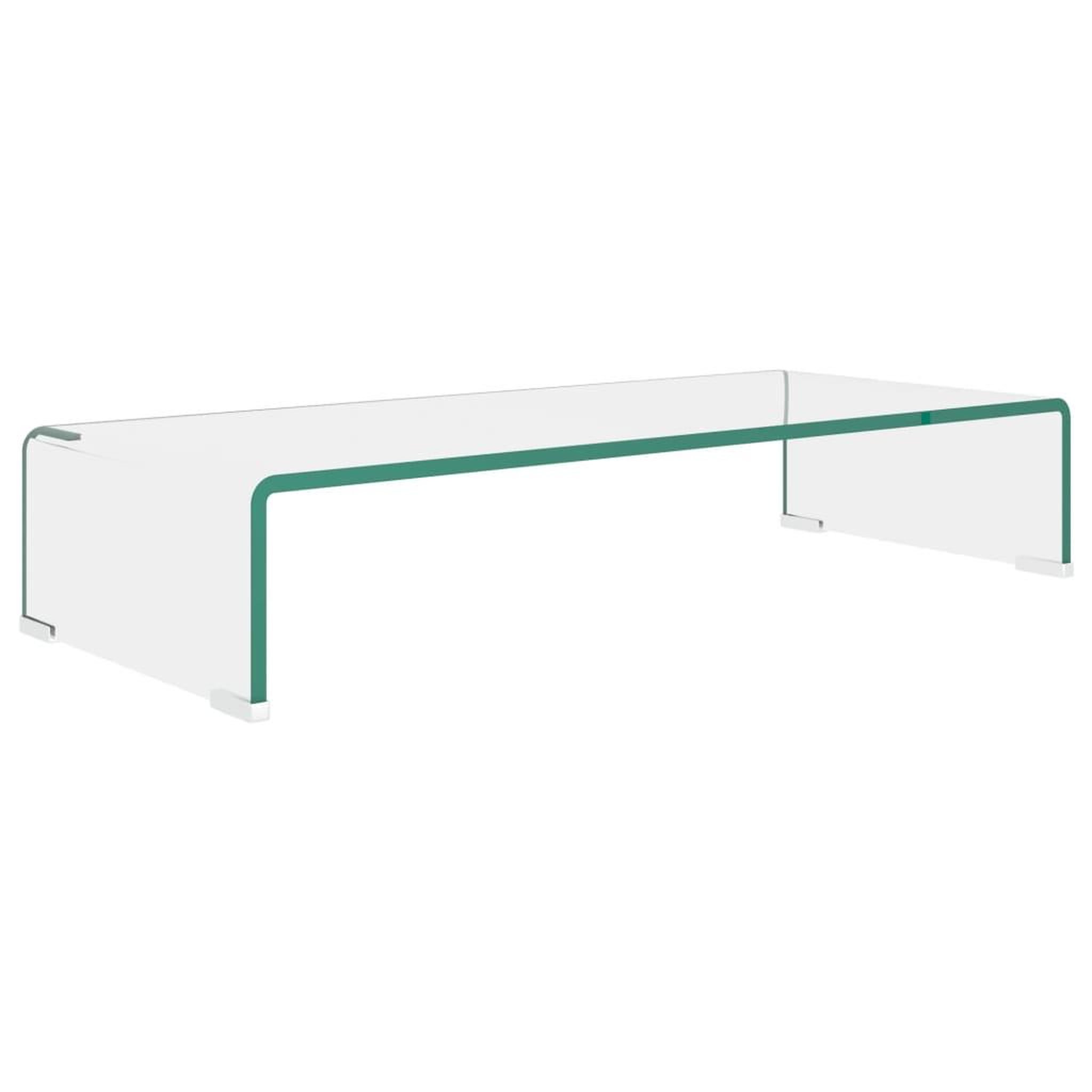 Voir la diapositive 2 : VIDAXL Meuble TV/pour moniteur 70x30x13 cm verre transparent