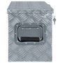 Voir la diapositive 2 : VIDAXL Boîte en aluminium 80,5 x 22 x 22 cm Argente