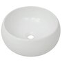VIDAXL Meuble de salle de bain en deux pieces Ceramique Blanc