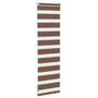 Voir la diapositive 4 : VIDAXL Store zebre marron 40x100 cm largeur du tissu 35,9 cm polyester