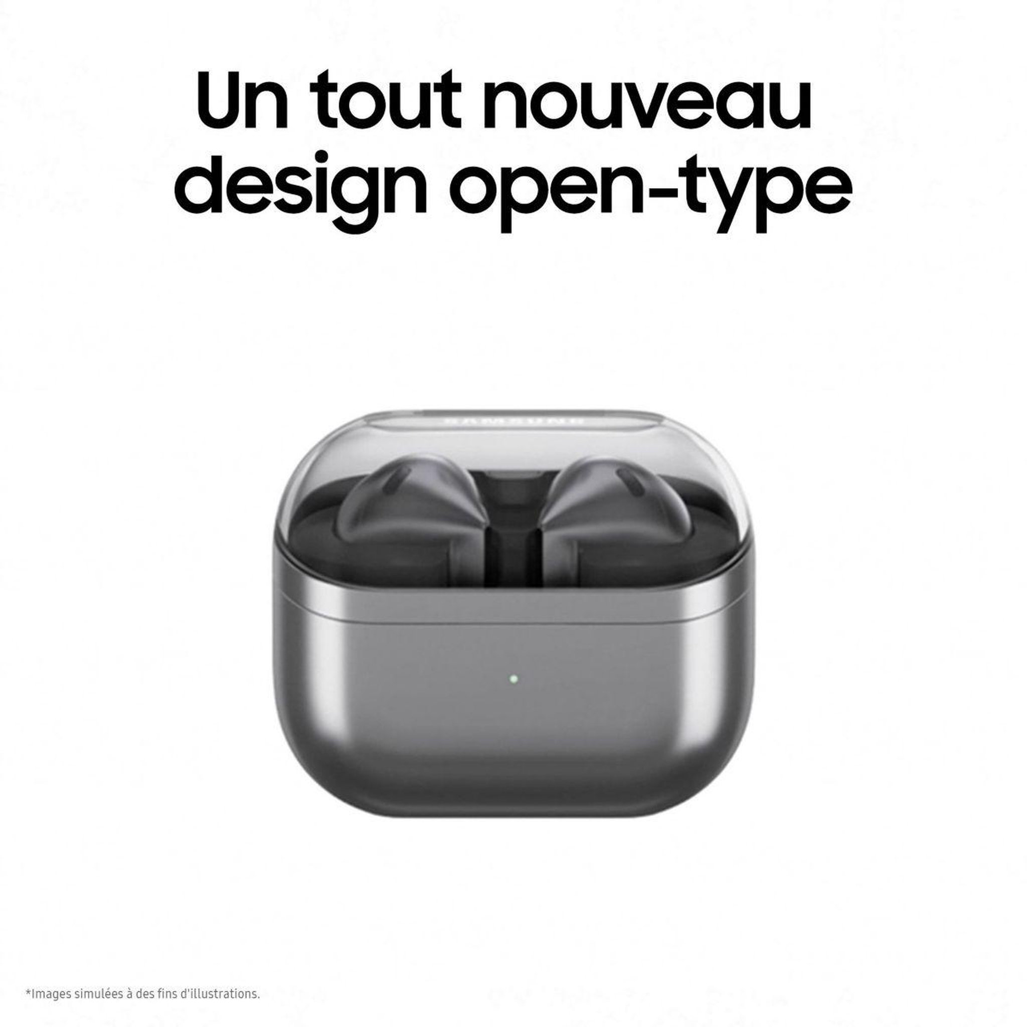Voir la diapositive 2 : Samsung Ecouteurs Galaxy Buds 3 Blanc