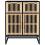 Voir la diapositive 5 : VIDAXL Buffet noir 60x30x75 cm bois d'ingenierie