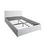 Voir la diapositive 4 : Lit coffre 140x190 cm sommier inclus avec tête de lit WILLOW