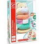 Voir la diapositive 2 : Hape Lapin à empiler en bois et tissu - Jouet éducatif pour le développement des enfants