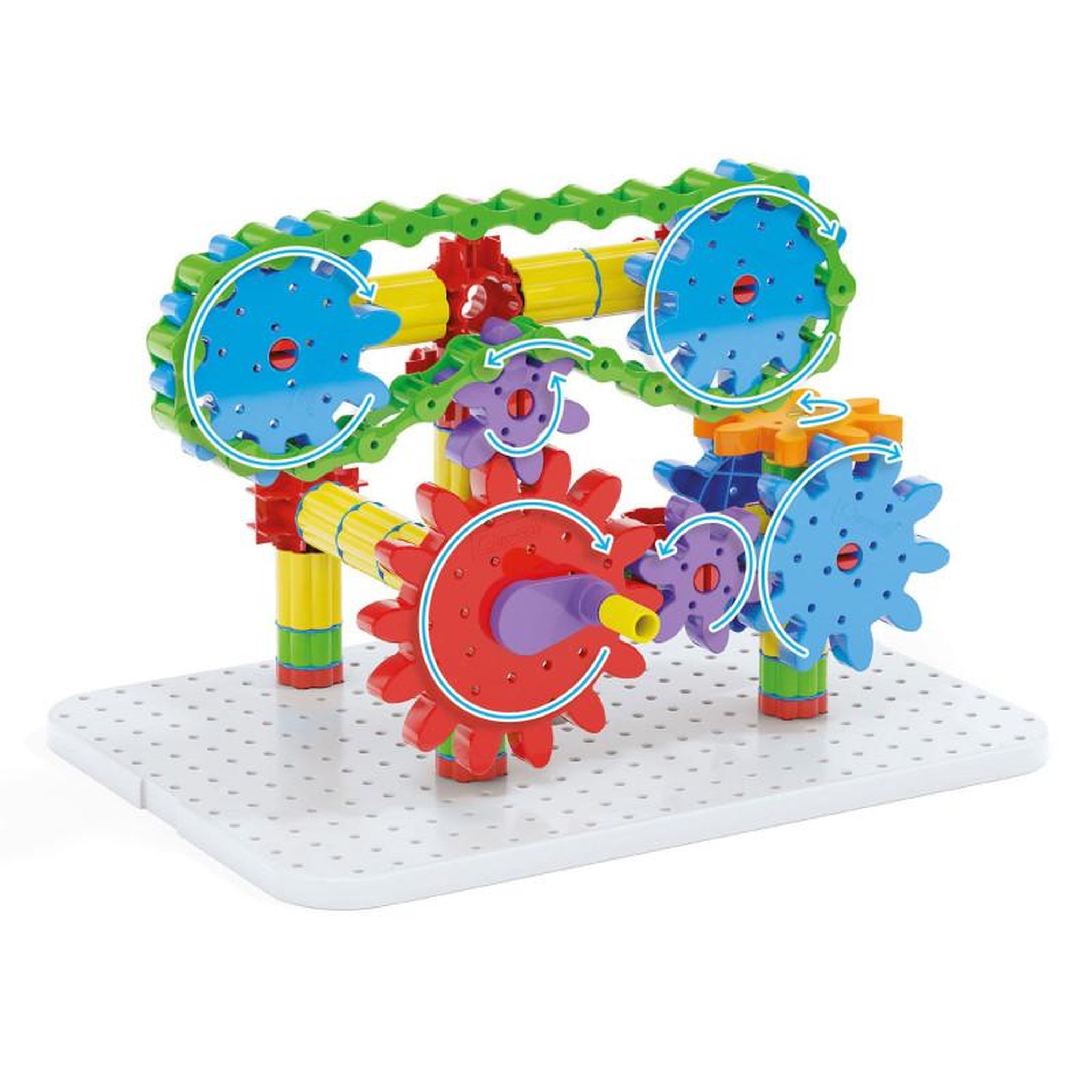 Voir la diapositive 2 : Quercetti Quercetti Gear Set Starter Set